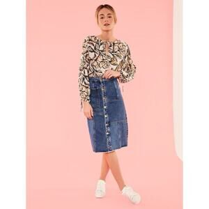 SUNCOO Louise Floral Blouse